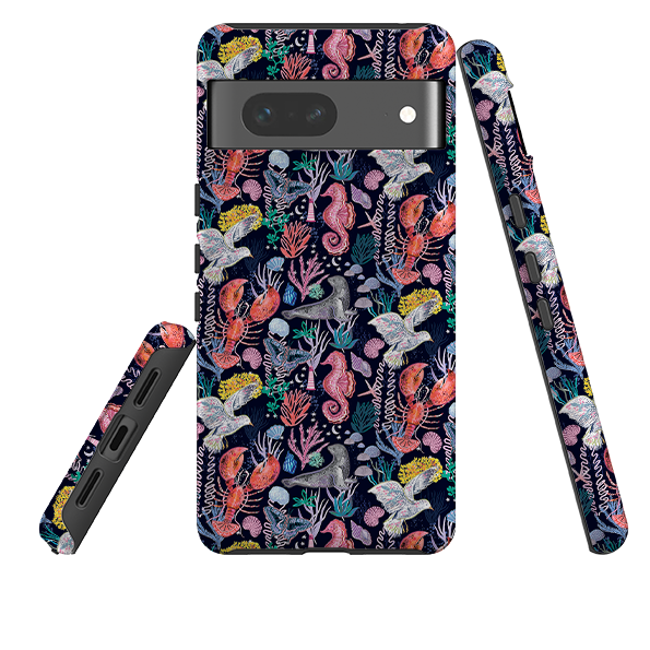 Google Tough  Case - Coastline Pattern A by Emma Frances Grant