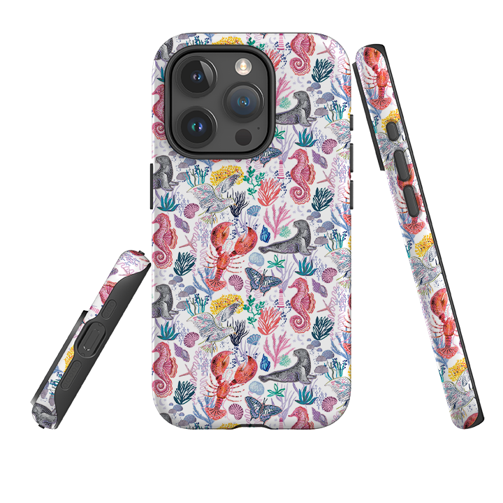 iPhone Case - Coastline Pattern-B By Emma Frances Grant