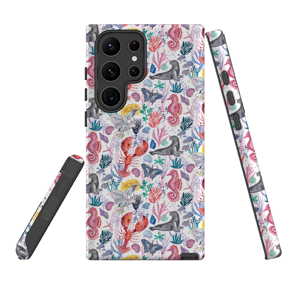 Samsung Tough  Case - Coastline Pattern B By Emma Frances Grant