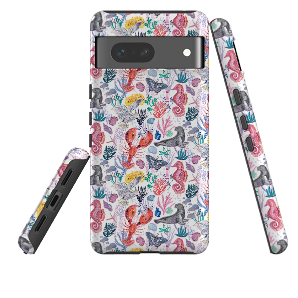 Google Tough  Case - Coastline Pattern B by Emma Frances Grant