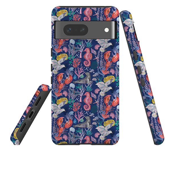 Google Tough  Case - Coastline Pattern C by Emma Frances Grant