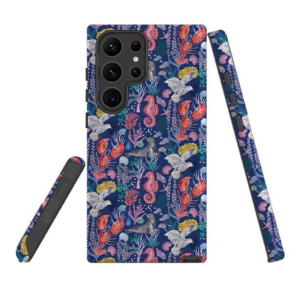 Samsung Tough  Case - Coastline Pattern C By Emma Frances Grant