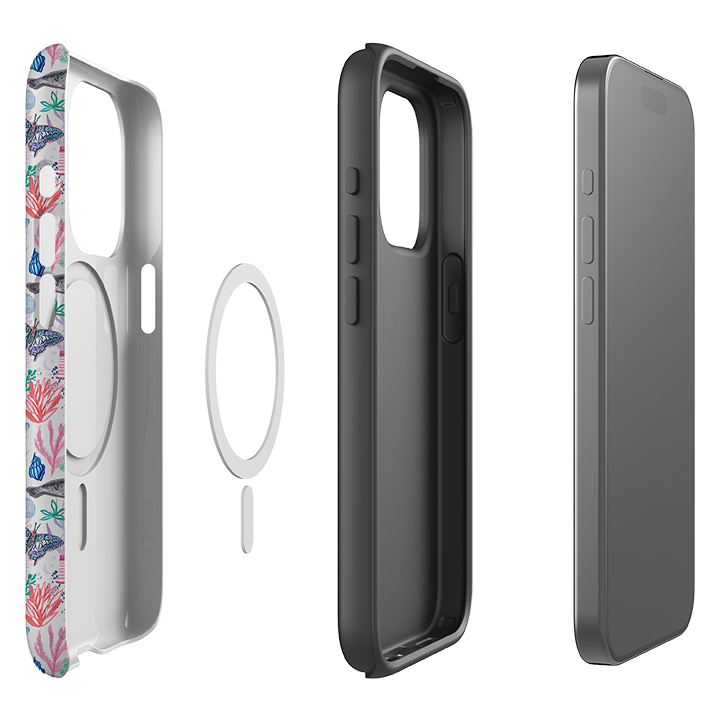iPhone MagSafe Tough Case - Coastline Pattern D By Emma Frances Grant