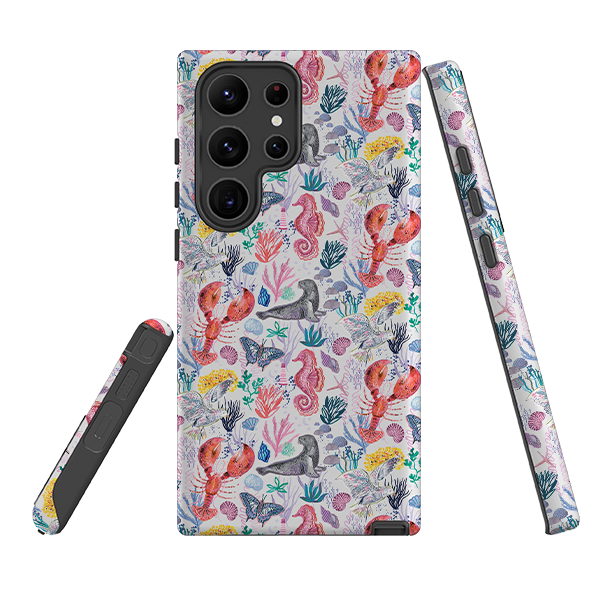 Samsung Tough  Case - Coastline Pattern D By Emma Frances Grant