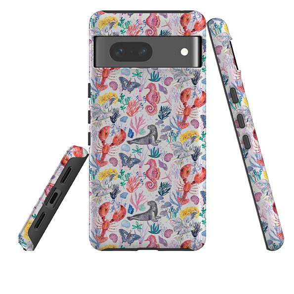 Google Tough  Case - Coastline Pattern D by Emma Frances Grant