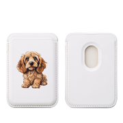 Cockapoo MagSafe Wallet- White