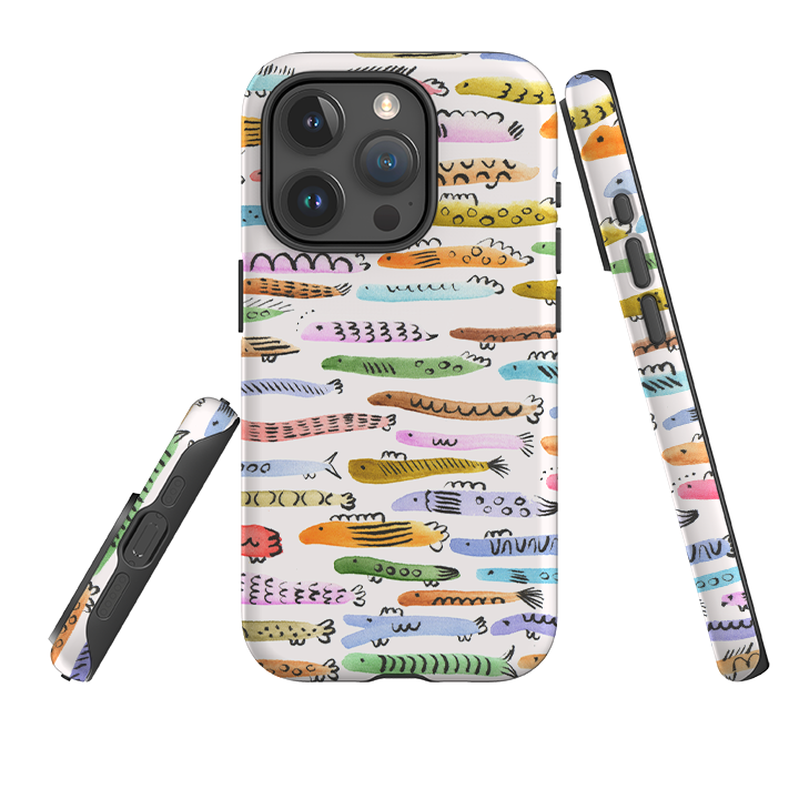 iPhone Tough Case - Colourful Fishes By Gabriela Larios