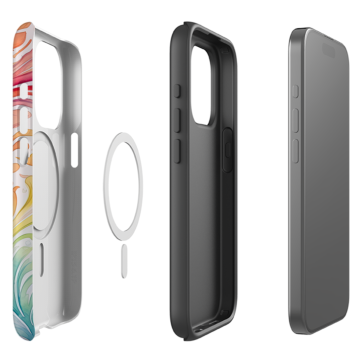 iPhone MagSafe Tough Case - Cosmic Waves II