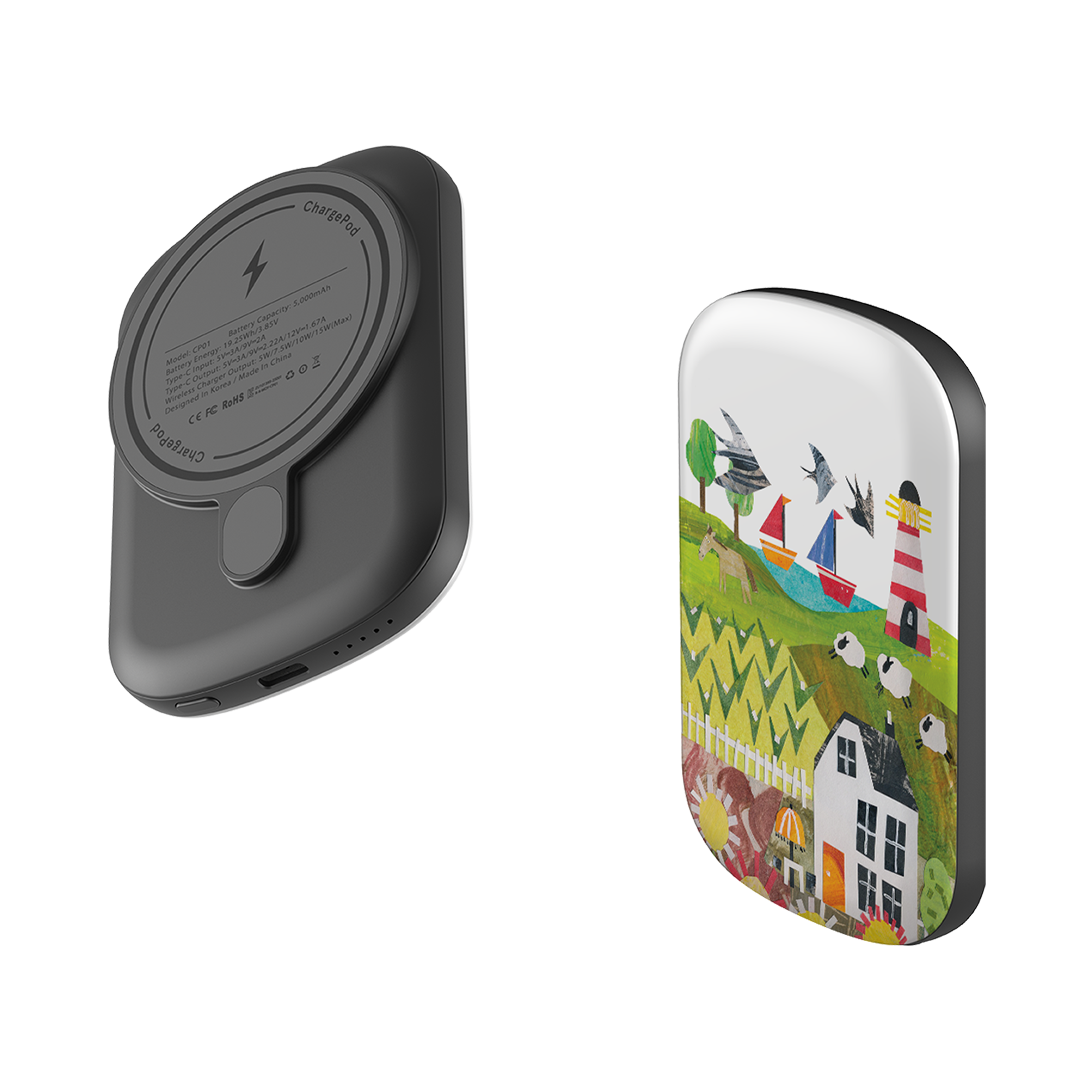 MagSafe Power Bank - Countryscape I By Tracey English