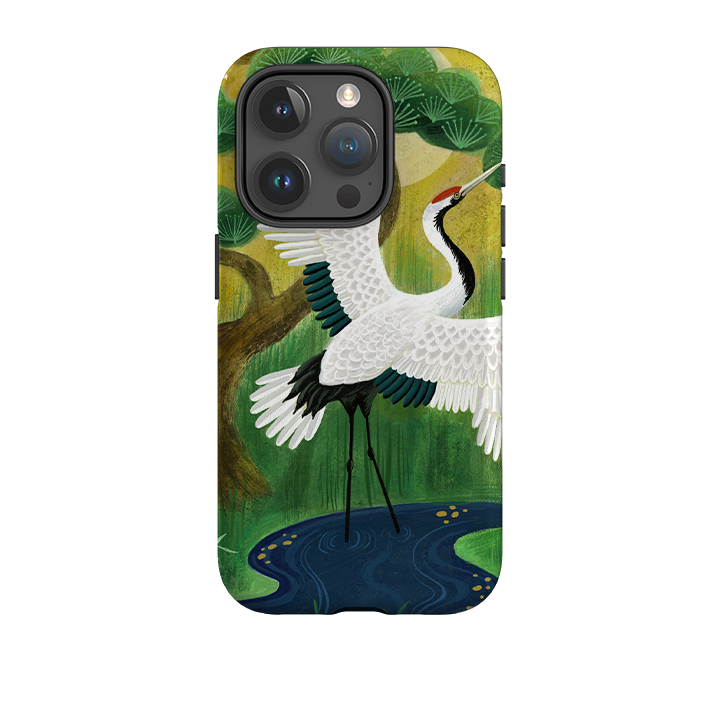 iPhone Tough Case - Crane By Bex Parkin