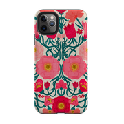 iPhone Tough Case - Cream Flora By Nina Pace