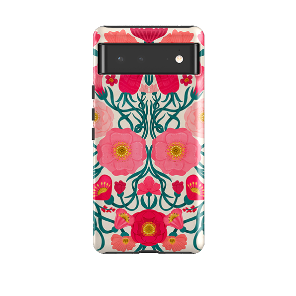 Google Tough Case -  Cream Flora By Nina Pace