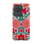Samsung Tough Case - Cream Flora By Nina Pace