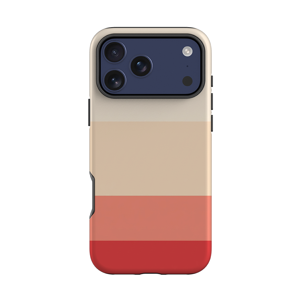 iPhone Tough Case - Crimson Red Gradient