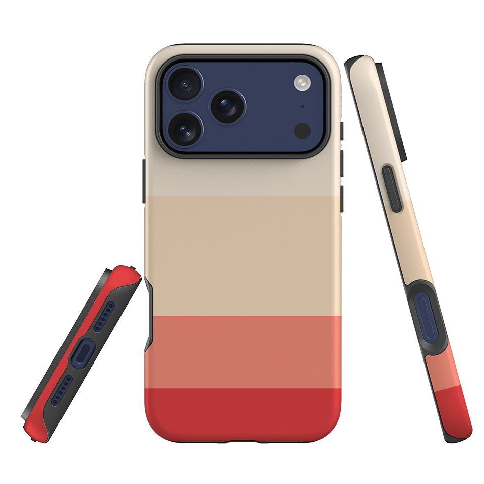 iPhone Tough Case - Crimson Red Gradient