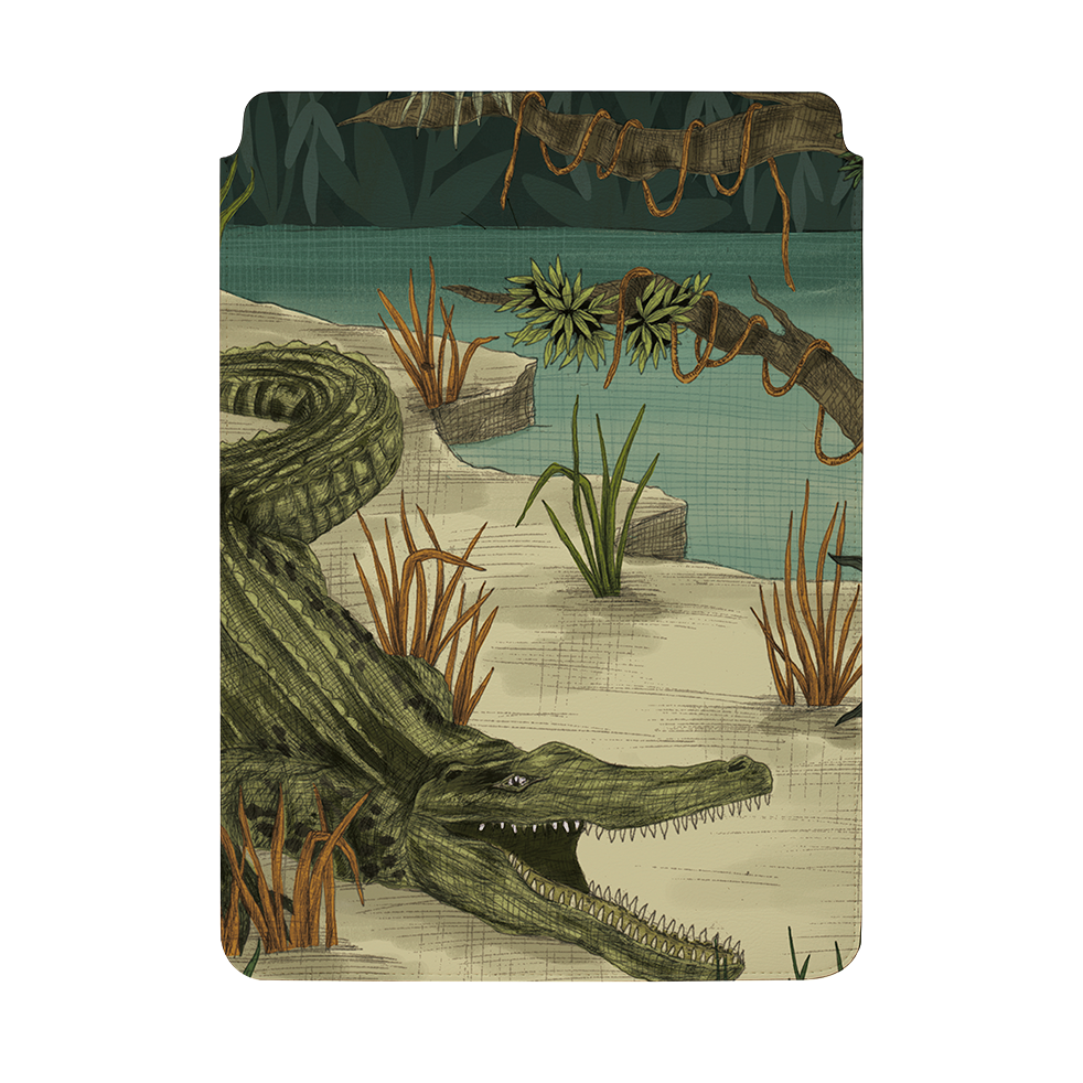Crocodile By Jade Mosinski Laptop, Kindle & iPad Sleeve