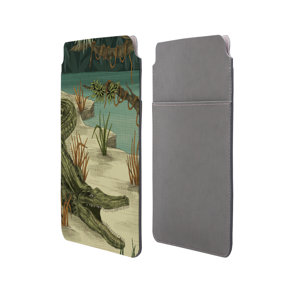 Crocodile By Jade Mosinski Laptop, Kindle & iPad Sleeve