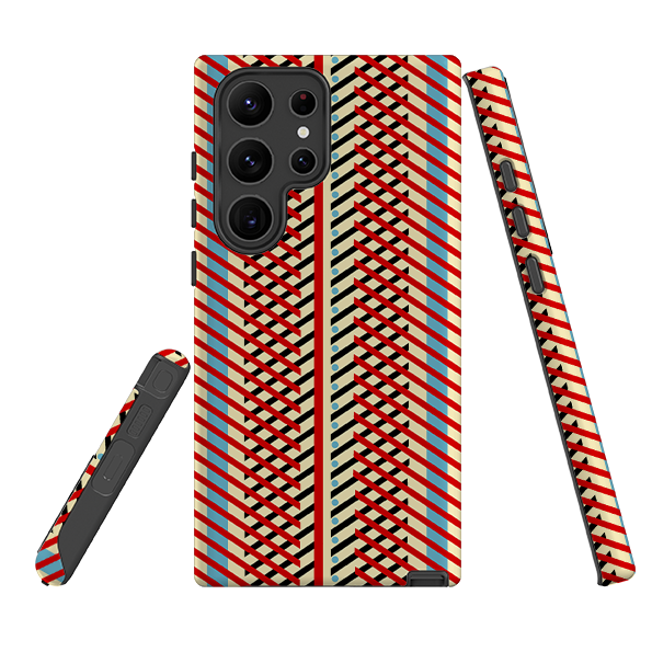 Samsung Tough  Case - Crosshatch By Cressida Bell