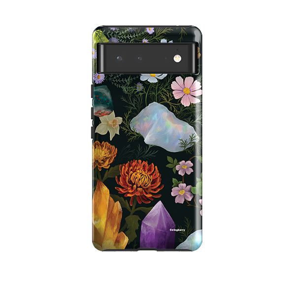 Google Tough Case -  Crystal Flowers By Anna Stead