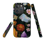 iPhone MagSafe Tough Case - Crystal Flowers By Anna Stead
