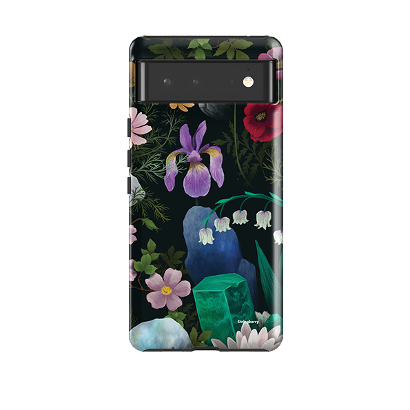 Google Tough Case -  Crystal Flowers II By Anna Stead