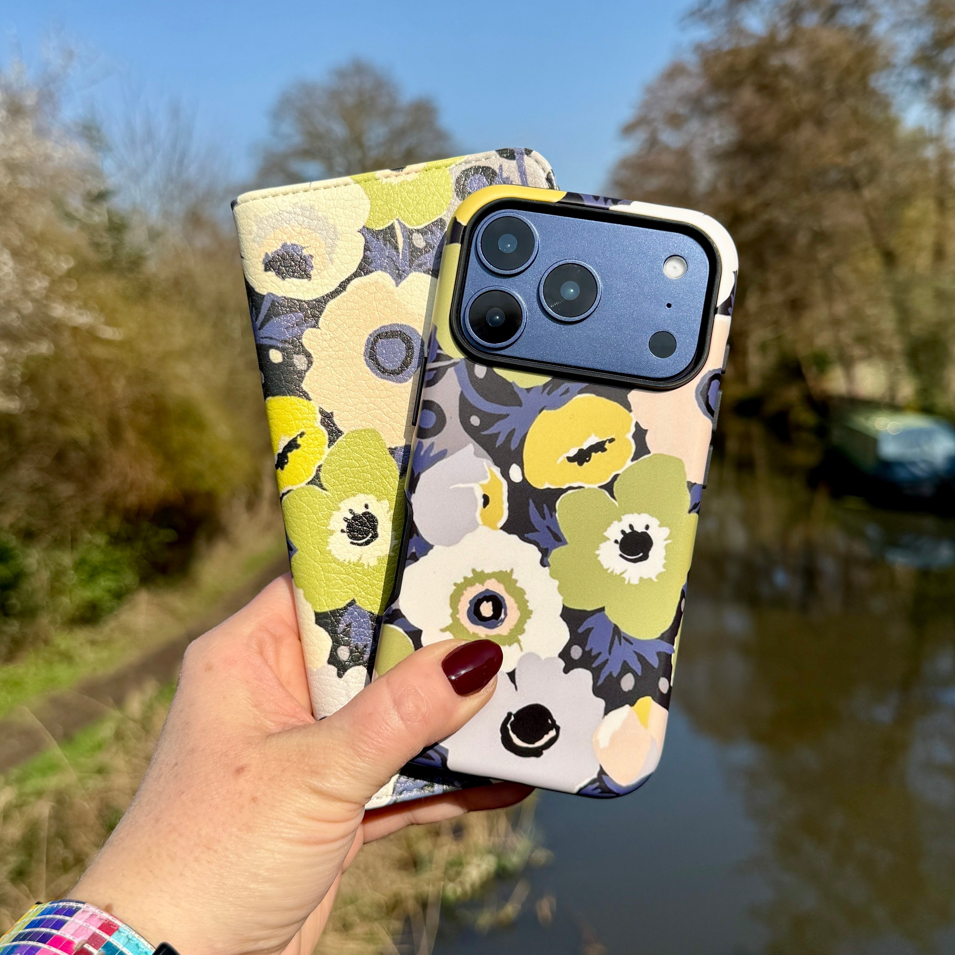 iPhone Tough Case - Windflowers Urbane By Sarah Campbell