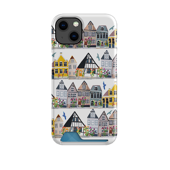 Danish Houses Case and Card Case By Tracey English