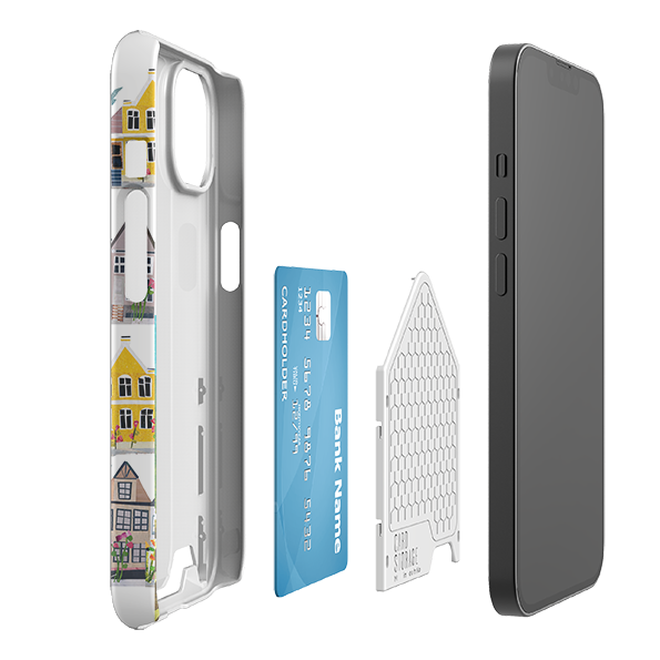 Danish Houses Case and Card Case By Tracey English