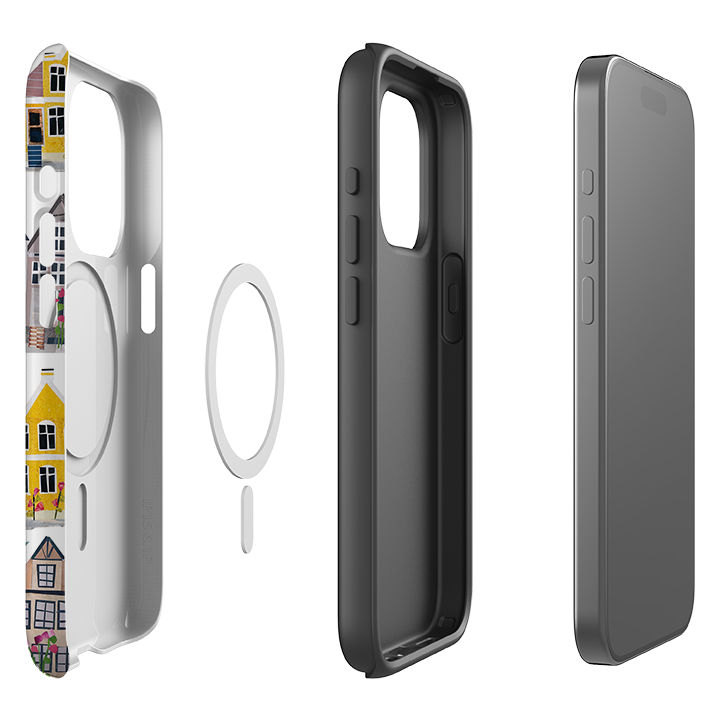 iPhone MagSafe Tough Case -  Danish Houses by Tracey English