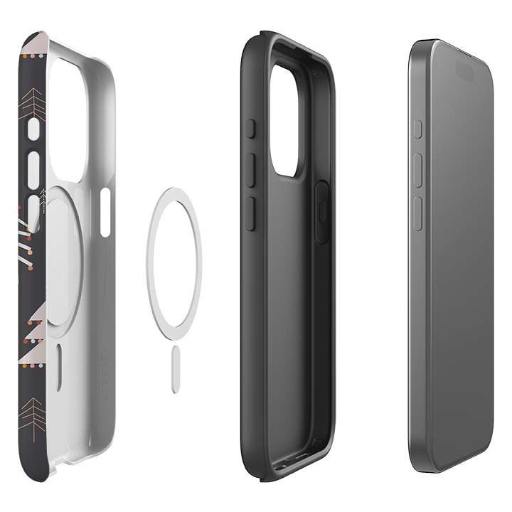 iPhone MagSafe Tough Case -  Dark Xmas Trees