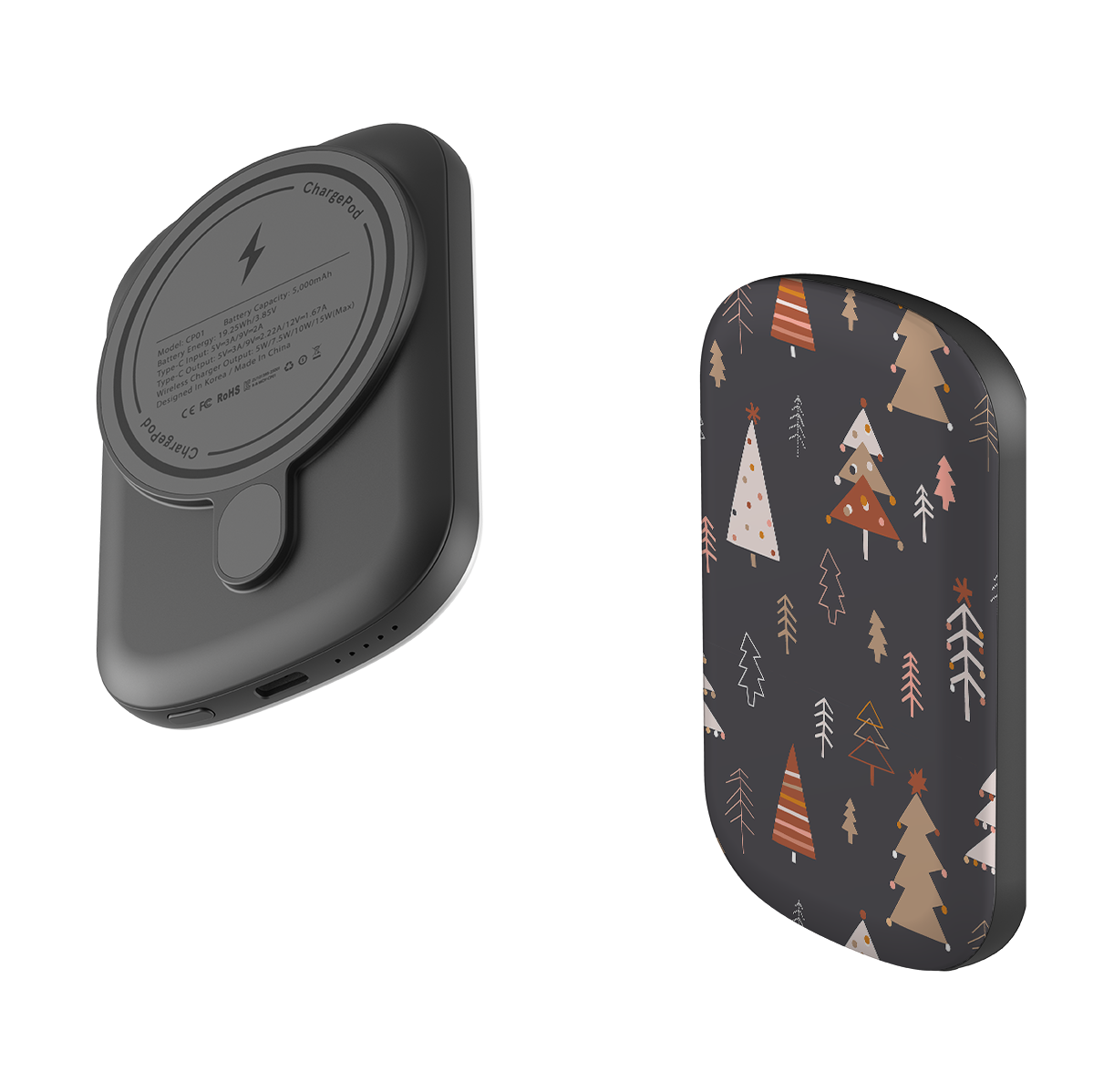 MagSafe Power Bank - Dark Xmas Trees