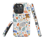 iPhone MagSafe Tough Case -  Dog Floral Pattern