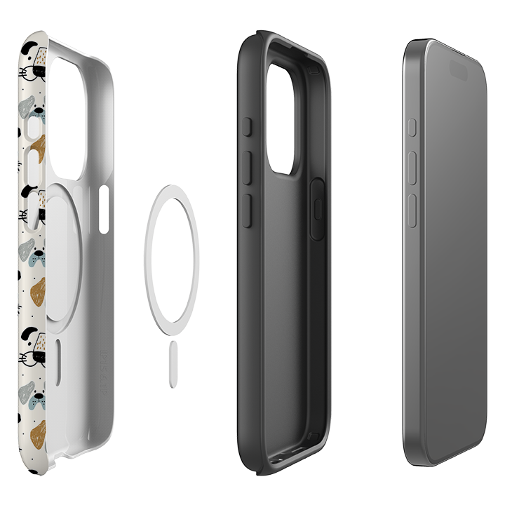 iPhone MagSafe Tough Case -  Dog Pattern Large