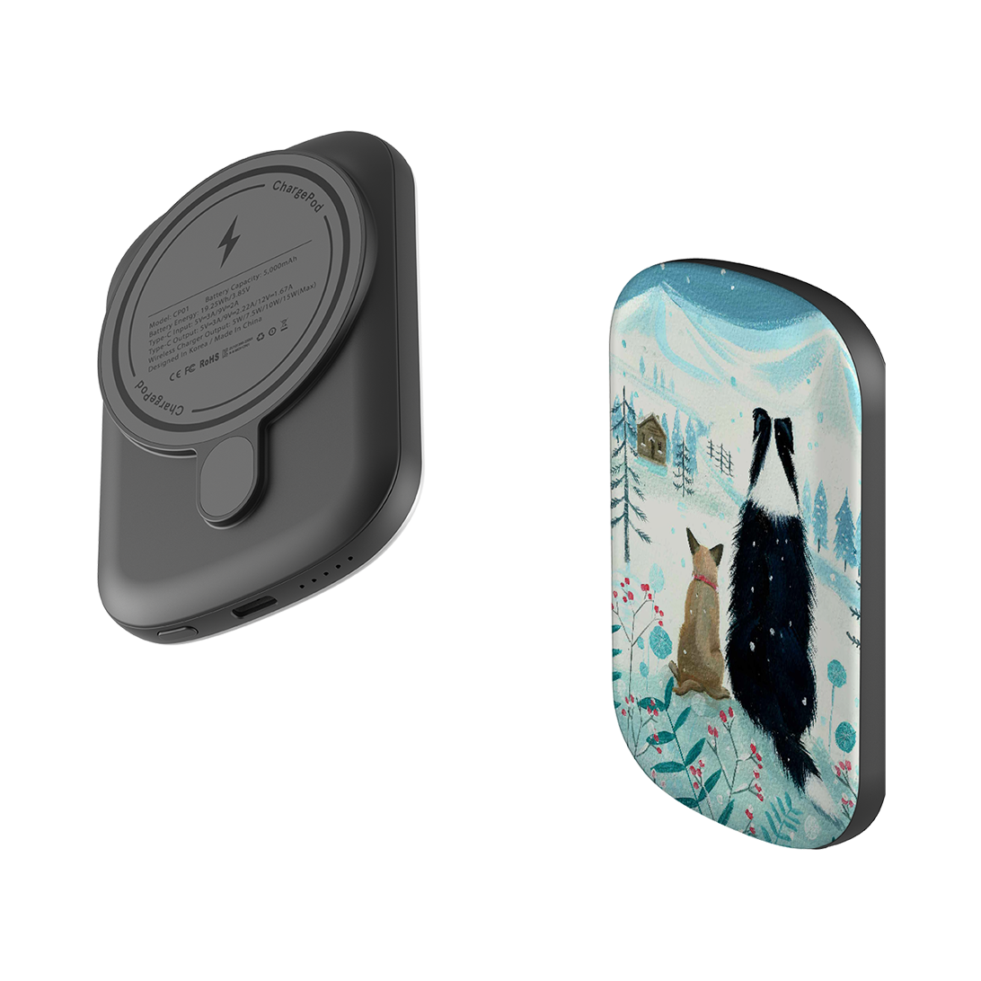MagSafe Power Bank - Dogs Xmas By Mary Stubberfield