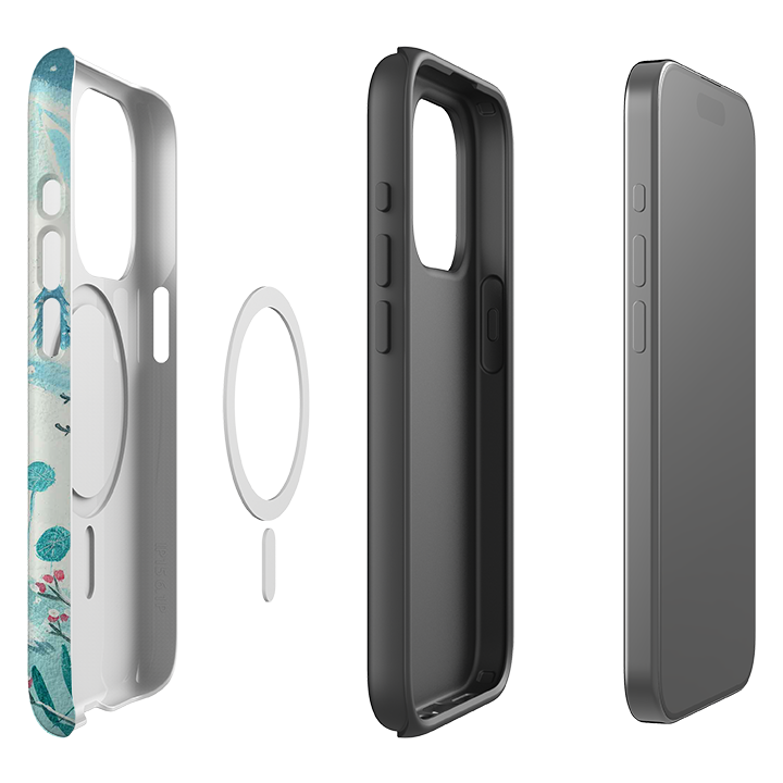 iPhone MagSafe Tough Case - Dogs Xmas By Mary Stubberfield