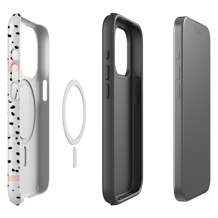 iPhone MagSafe Tough Case - Dots and Blush