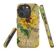 iPhone MagSafe Tough Case -  Dragonflies and Sunflowers