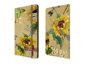 Dragonflies And Sunflower Folio Notebook