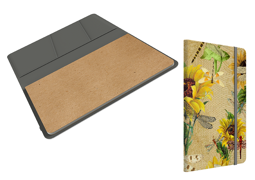 Dragonflies And Sunflower Folio Notebook