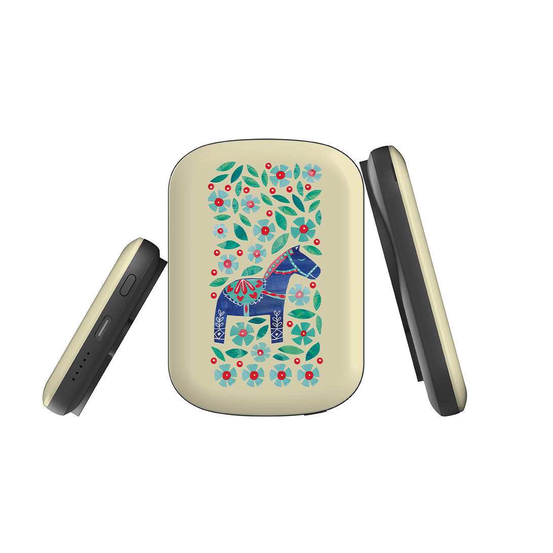 MagSafe Power Bank - Dala Horse By Tracey English
