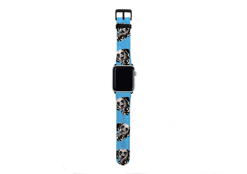 Dalmatian Mell Blue Apple Watch Strap