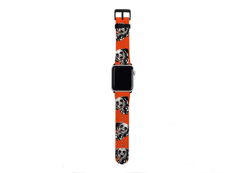 Dalmatian Orange Apple Watch Strap