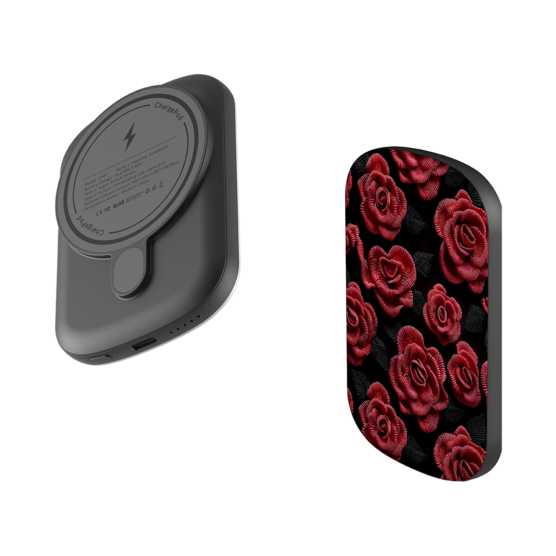 MagSafe Power Bank - Dark Roses II