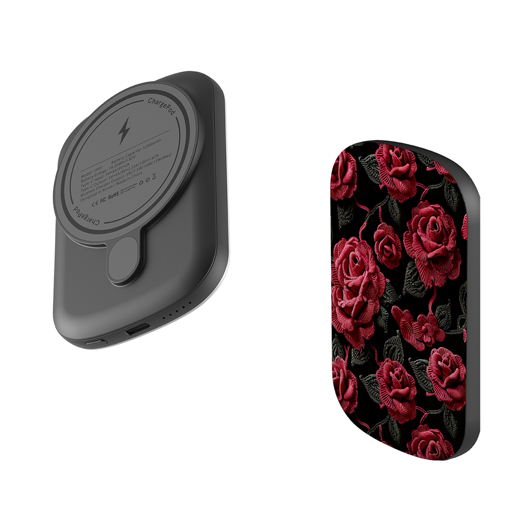 MagSafe Power Bank - Dark Roses
