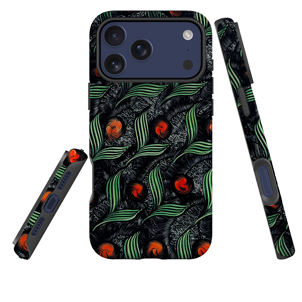 iPhone MagSafe Tough Case - Dark Botanical