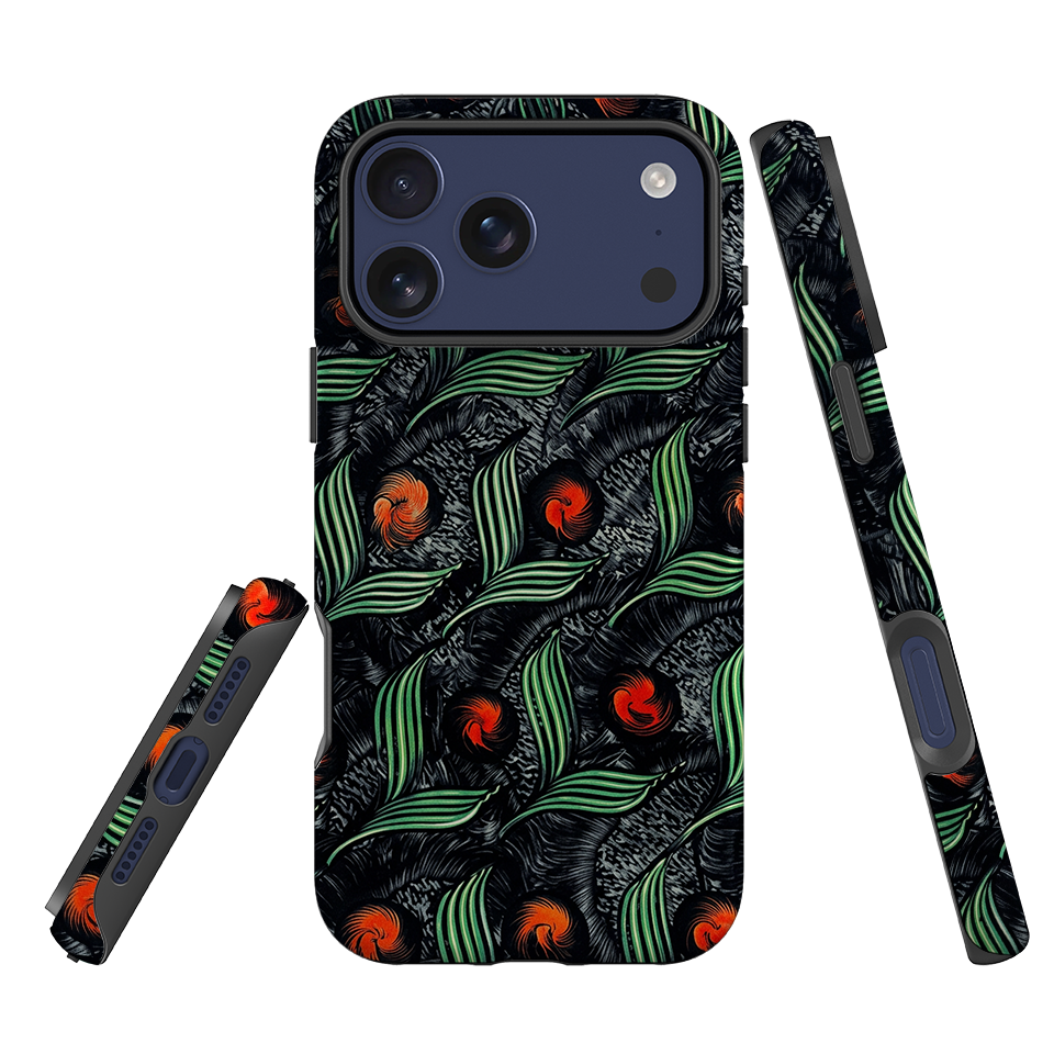 iPhone Tough Case - Dark Botanical