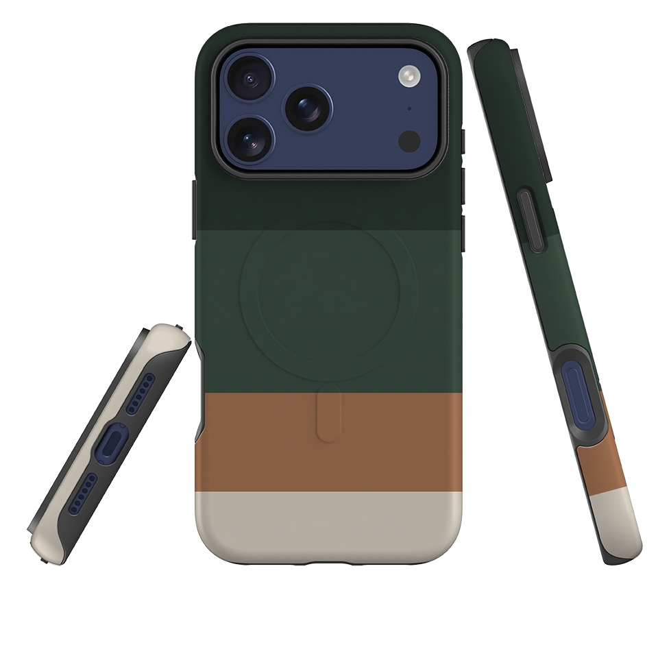 iPhone MagSafe Tough Case - Dark Forest Green Gradient