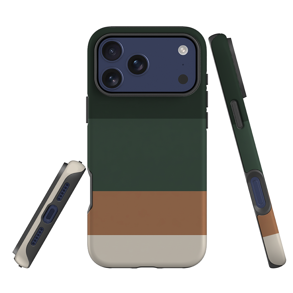 iPhone Tough Case - Dark Forest Green Gradient