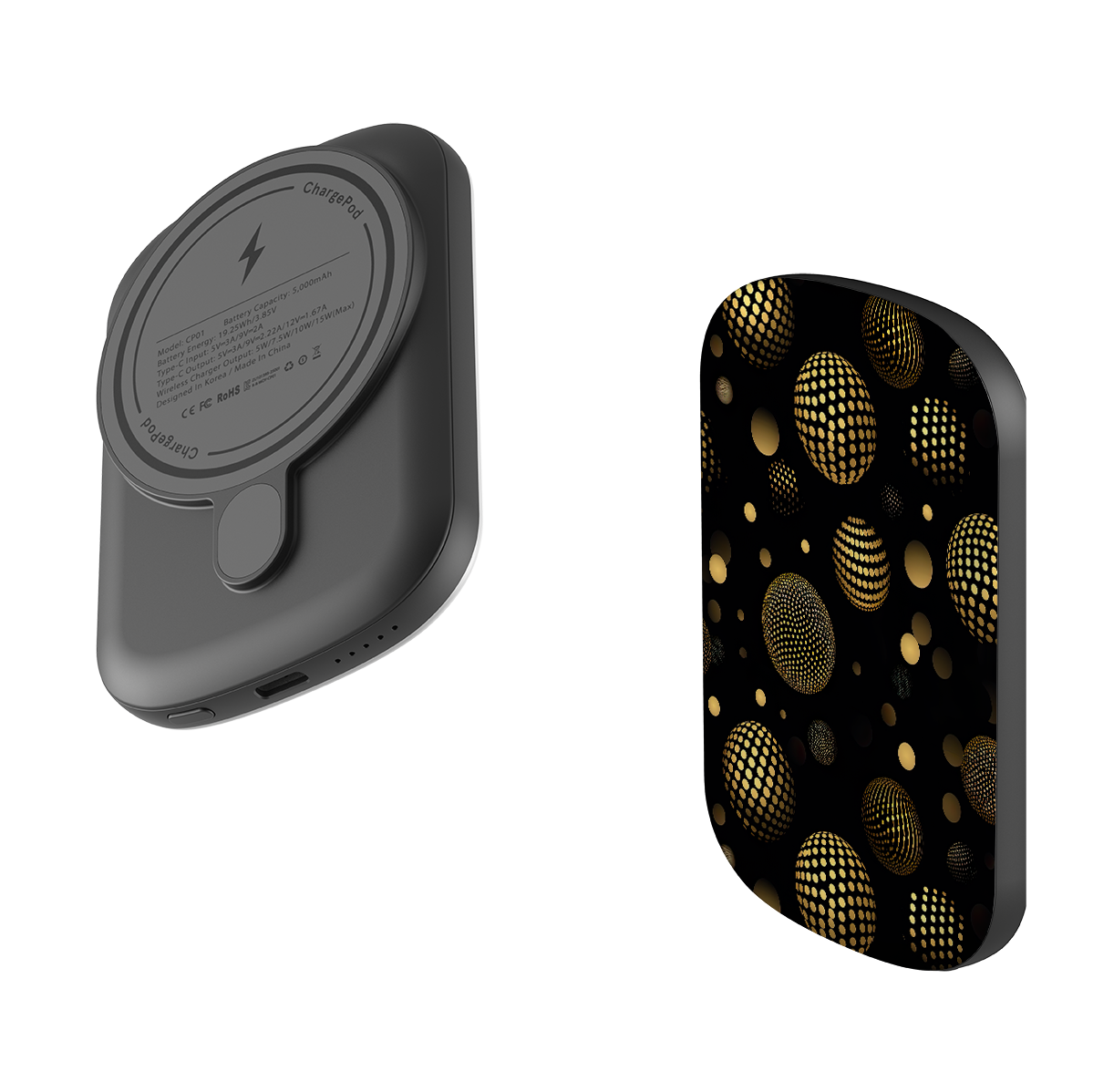 MagSafe Power Bank - Dark Polka