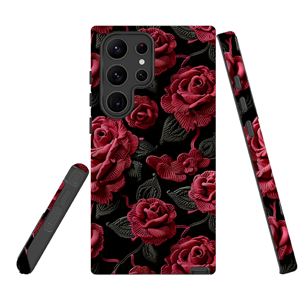 Samsung Tough Case - Dark Roses